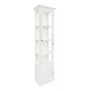 Agersø Vitrineskab - 205x55x36 cm Hvid