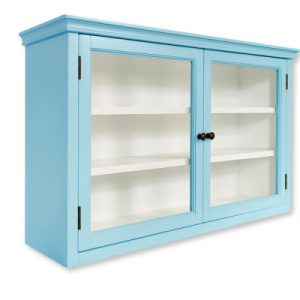 Amager Væghængt Vitrineskab - 60x100x26 cm Hvid