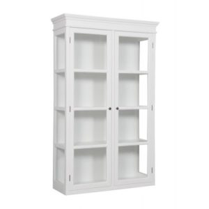 Birkholm Væghængt Vitrineskab - 170x100x38 cm Hvid