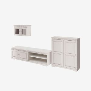 Loft24 - Overskab Cubrix 3-delt - Hvid - Skabe - - Homeroom