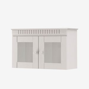 Loft24 - Vægskab Cubrix 2 d⌀re - Hvid - Skabe - - Homeroom