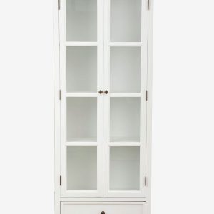 Nordic Furniture Group - Vitrineskab Bristol, 2 låger - Hvid - Skabe - - Homeroom