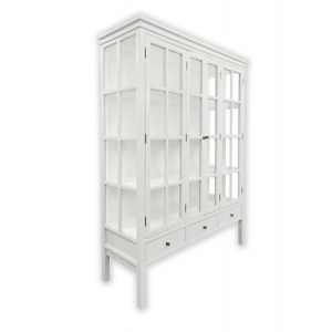 Venø Vitrineskab - 175x130x45 cm Hvid