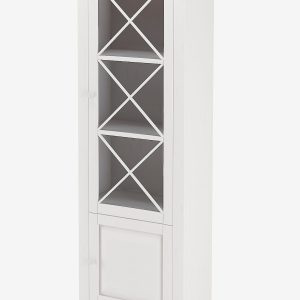 Loft24 - Vitrine Lisa 1 glasdør/1 dør - Hvid - Skabe - - Homeroom