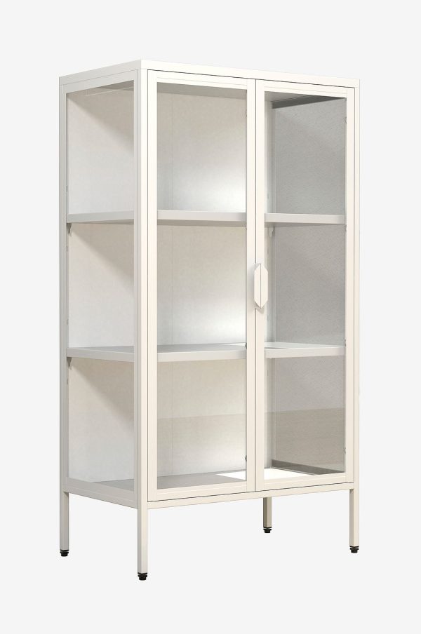 VCM - Vcm Gulvvitrine Floka M - Hvid - Skænke & sideboards - - Homeroom