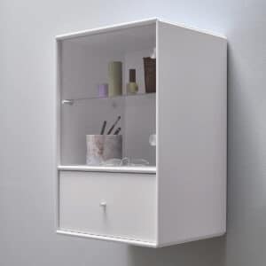 ByAulum Quadrant Sunrise Vitrineskab - Hvid