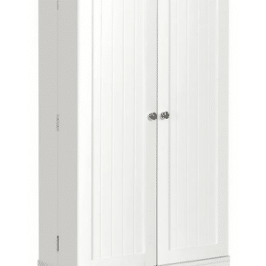 Forrådskabinet i MDF H104 x B58-107 x D30 cm - Hvid