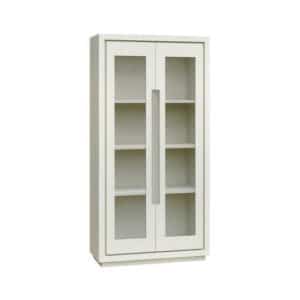 Hunter vitrineskab ivory mist